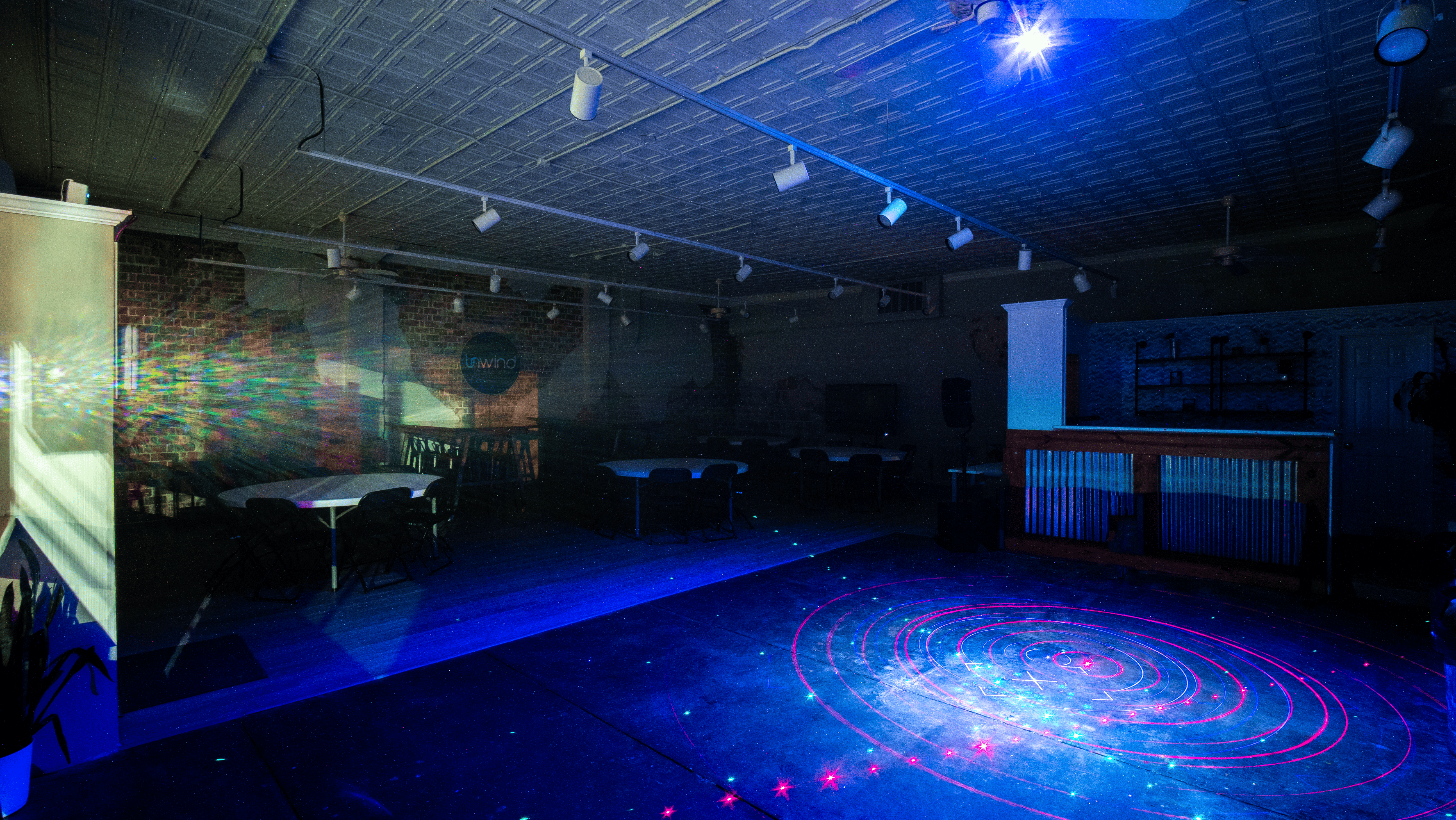 Unwind venue spacious interior with natural light